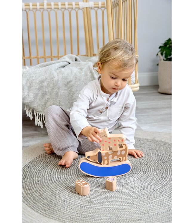 Lassig - Stacking toy wood Little Mateys 100%FSC