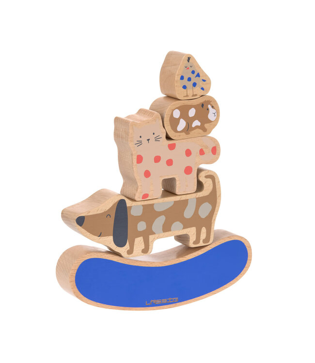 Lassig - Stacking toy wood Little Mateys 100%FSC