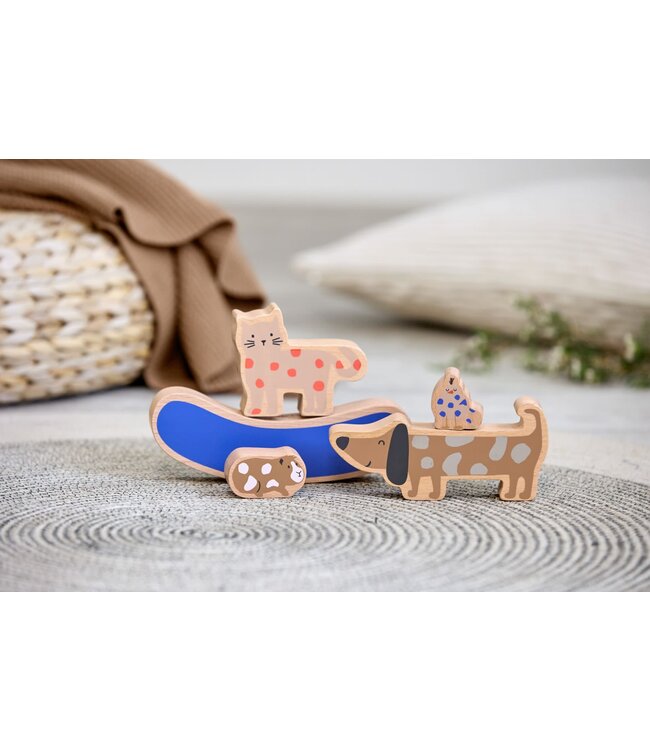 Lassig - Stacking toy wood Little Mateys 100%FSC