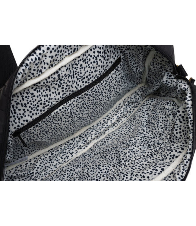 Jollein - Diaper bag puffed moos zwart