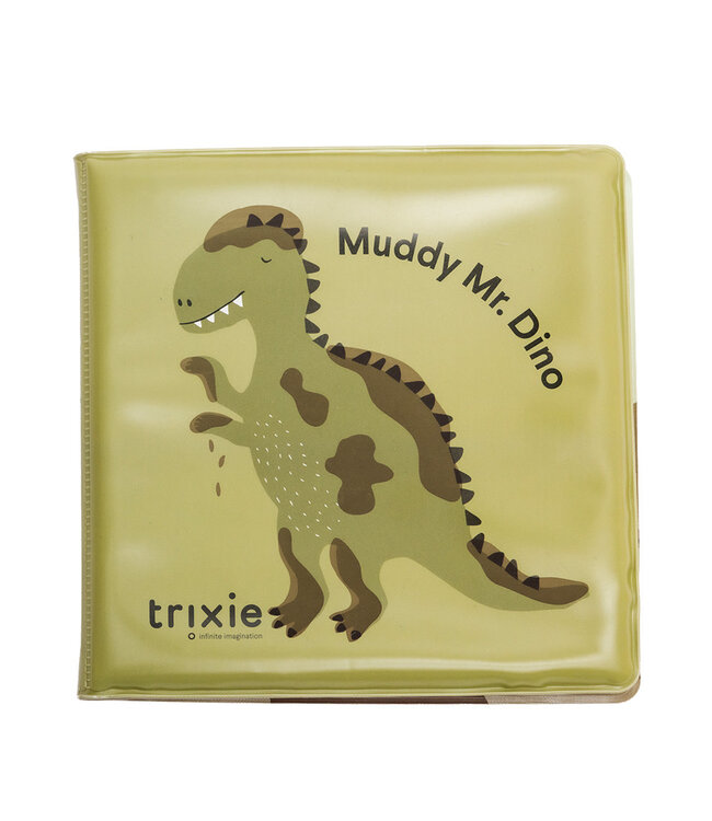 Trixie Trixie - Badboekje met veranderende kleuren - Mr. Dino is vies