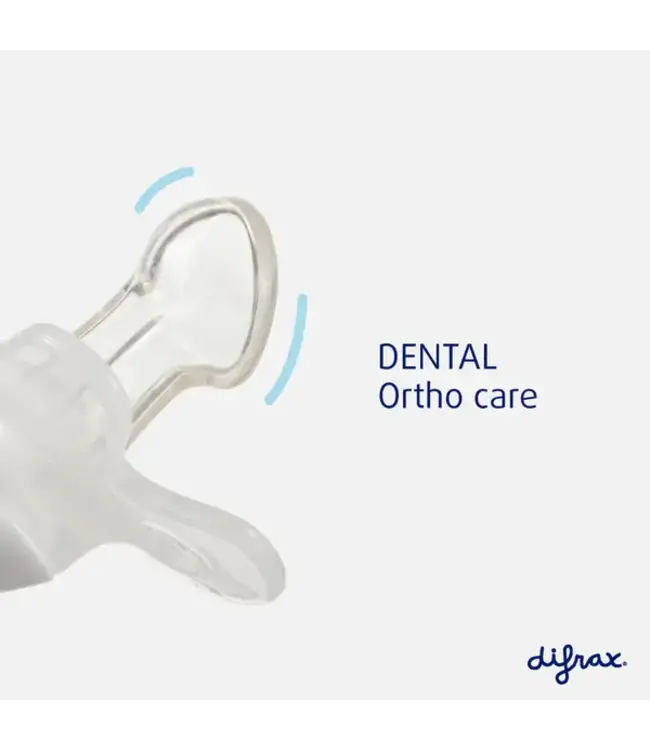 DIFRAX FOPSPEEN DENTAL NEWBORN UNI/PURE BLAUW/ICE