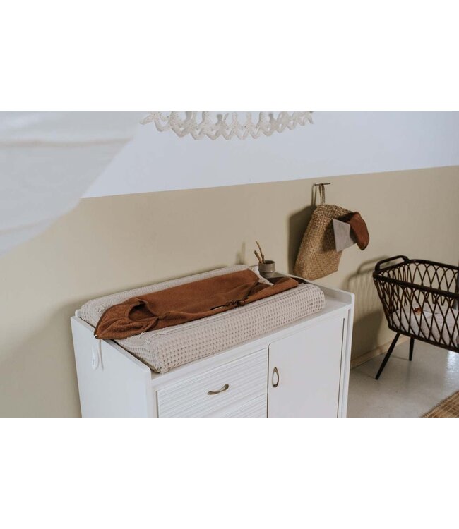 Koeka - Aankleedkussenhoes Wafel Amsterdam sand