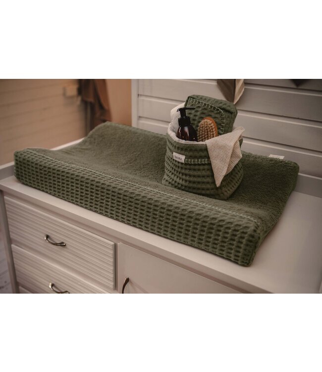 Koeka - Aankleedkussenhoes Wafel Amsterdam Moss