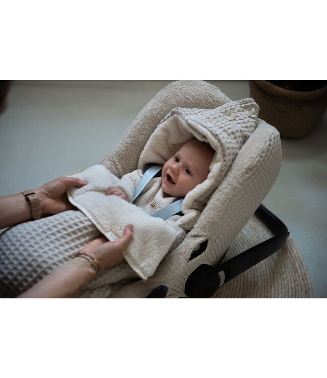 Koeka - Autostoelhoes 0+ 3/5 Punts Wafel Antwerp sand