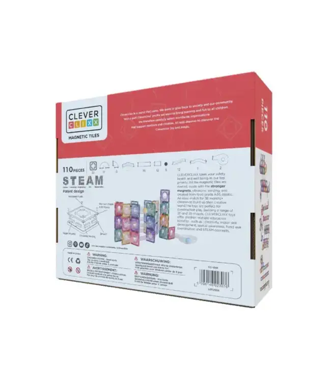 Cleverclixx - Ball run clever pack pastel 110 pcs