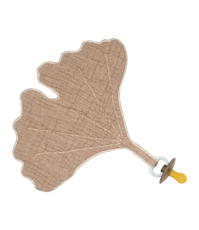 Quax - Doudou Ginkgo - Natural collection - Coral