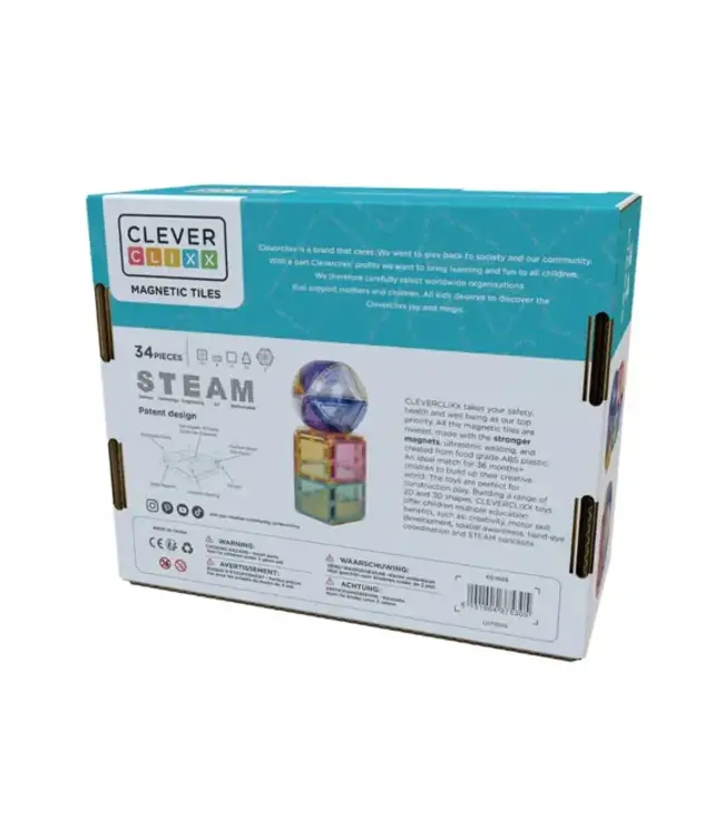 Cleverclixx - Small curved pack 34 pcs