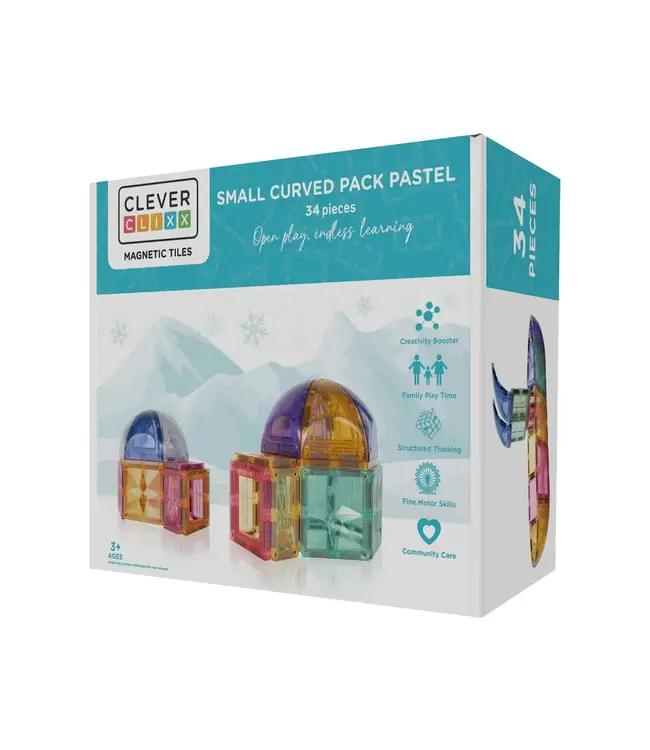 Cleverclixx Cleverclixx - Small curved pack 34 pcs