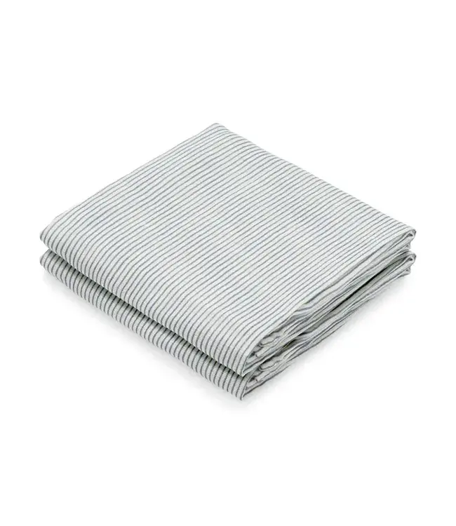 Cam Cam Copenhagen - Muslin cloth 2-pack  classic stripes Blue (70x70)