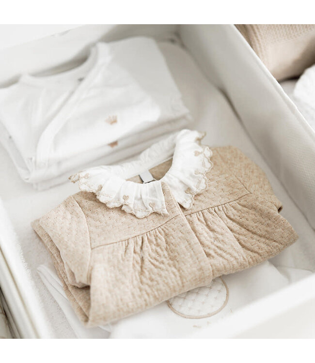 My First Collection - London romper suit lace beige