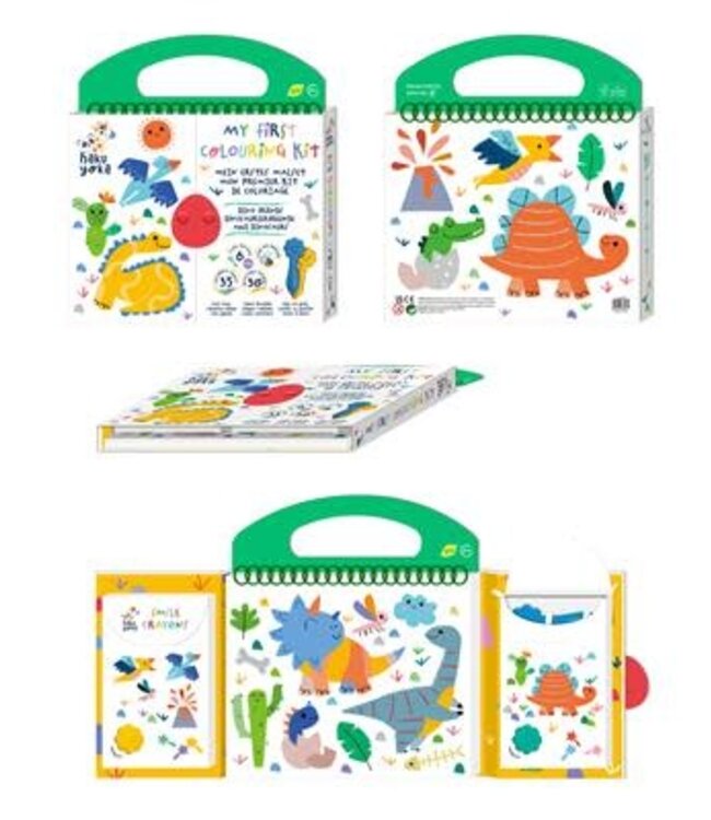 Haku Yoka - MIJN EERSTE KLEURKIT / DINOVRIENDEN