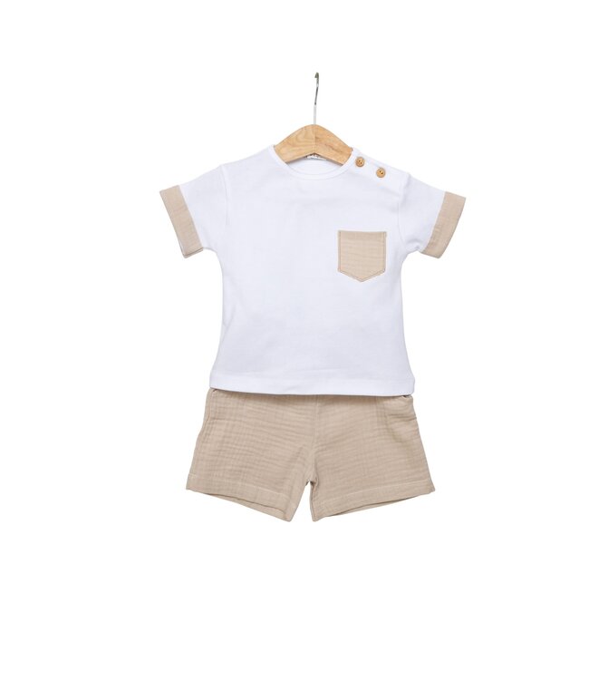 Living Nature - 2-Delig pakje Charles T-shirt en short