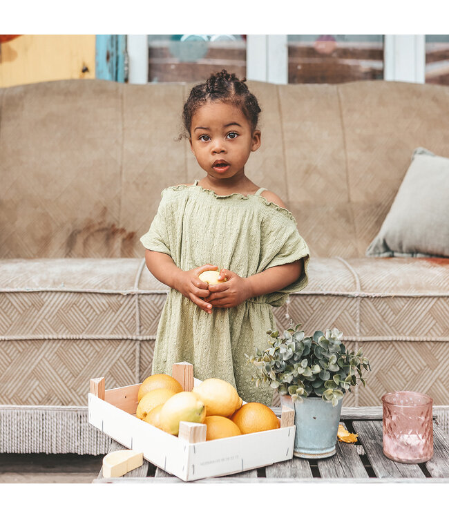 Your Wishes - Off shoulder dress broderie