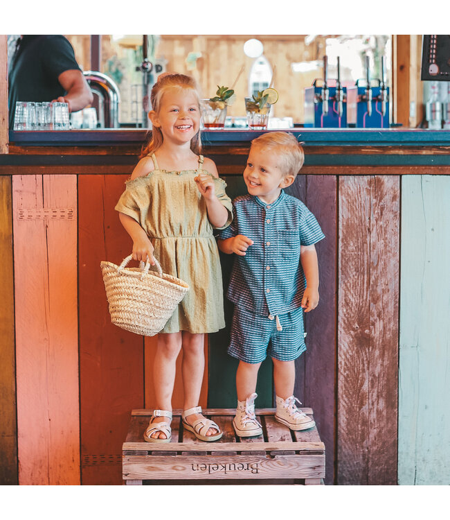 Your Wishes - Off shoulder dress broderie