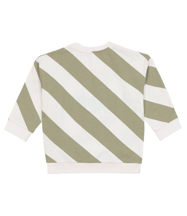 Lassig - Kids sweaterHAPPY milky/light khaki