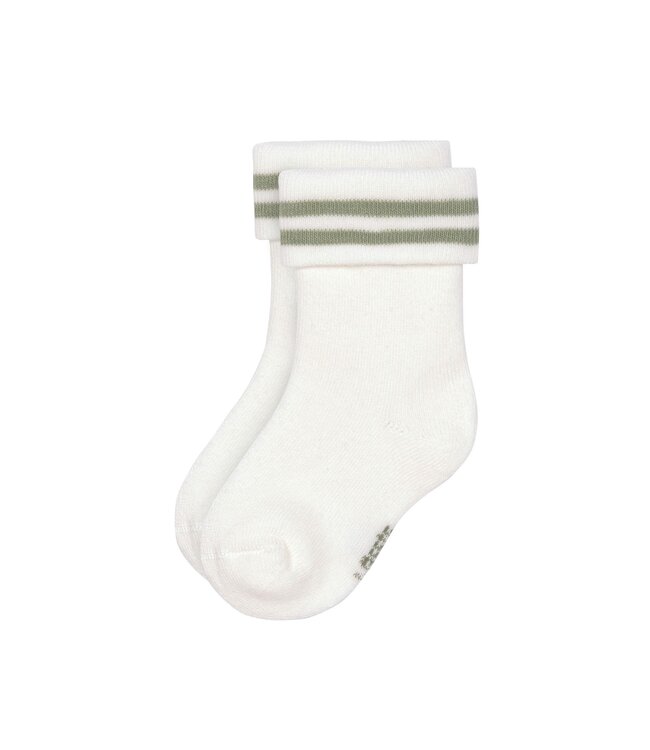 Lassig - Terry socks Stripes light kaki/caramel 3pcs