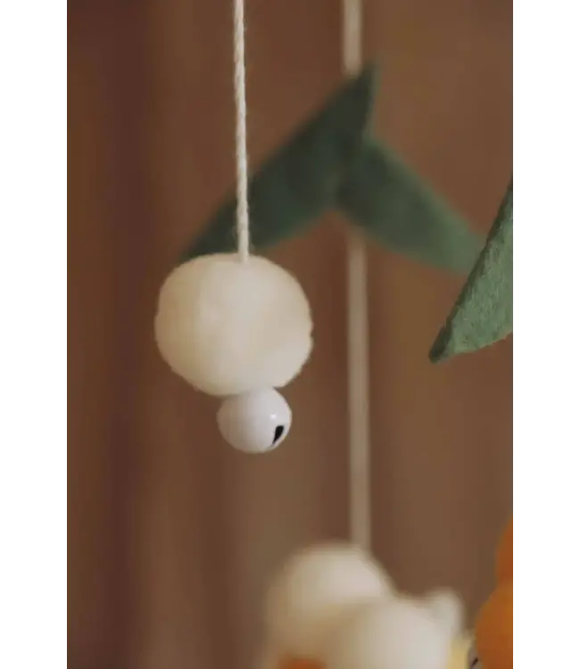 Little Loua - Handmade Yellow bees mobile