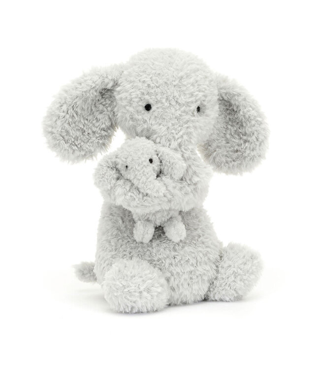 Jellycat - Huddles grey Elephant