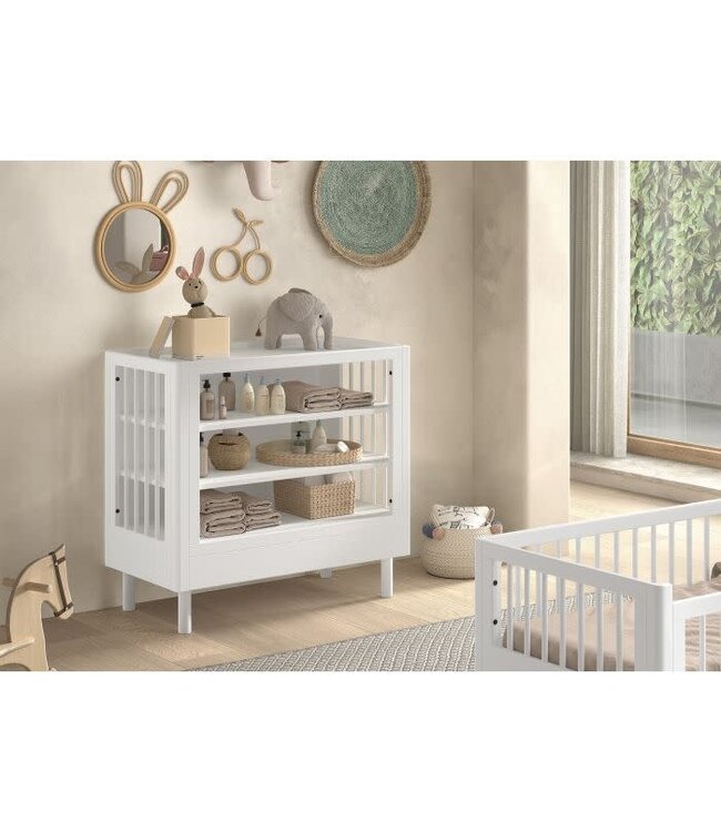 Vipack - Jaxx FORREST Beech Verzorgingstafel / Commode wit