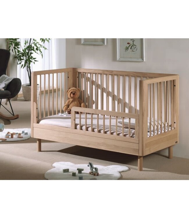 Vipack - Jaxx FORREST babybed OAK 70 X 140 CM + ombouw toddler
