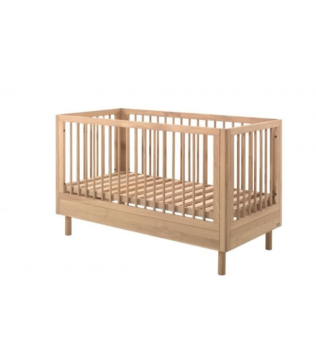 Vipack - Jaxx FORREST babybed OAK 70 X 140 CM + ombouw toddler