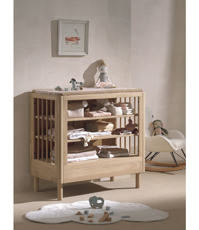 Vipack - Jaxx FORREST  Verzorgingstafel / Commode OAK