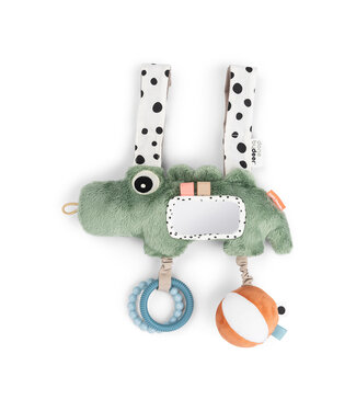 Done by deer Done by Deer - Hanging activity toy Croco Green (per 3 pcs)