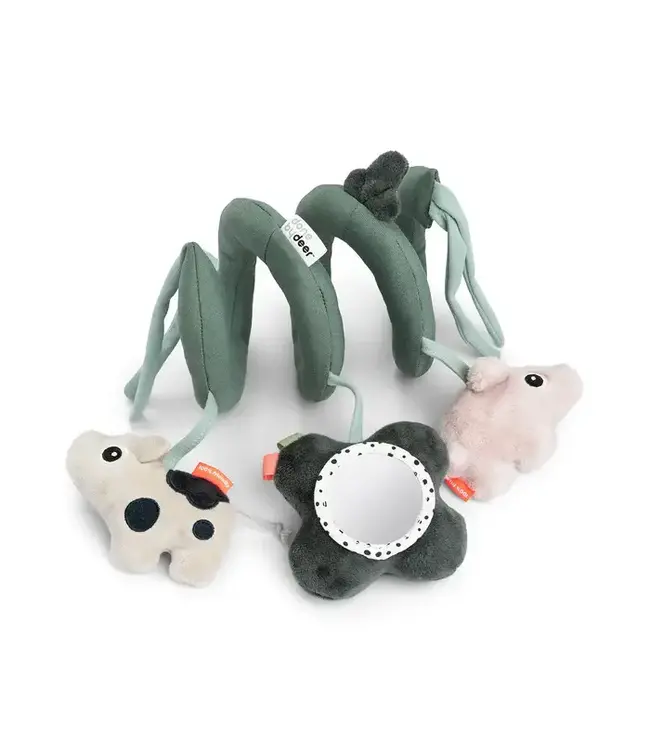 Done by Deer - Activity spiral Tiny farm Green (per 3 pcs)