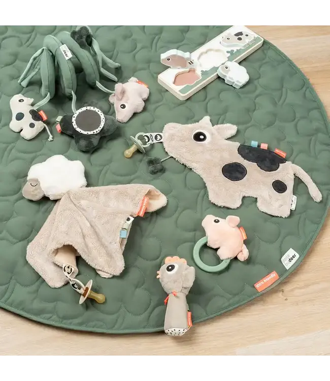 Done by Deer - Activity spiral Tiny farm Green (per 3 pcs)