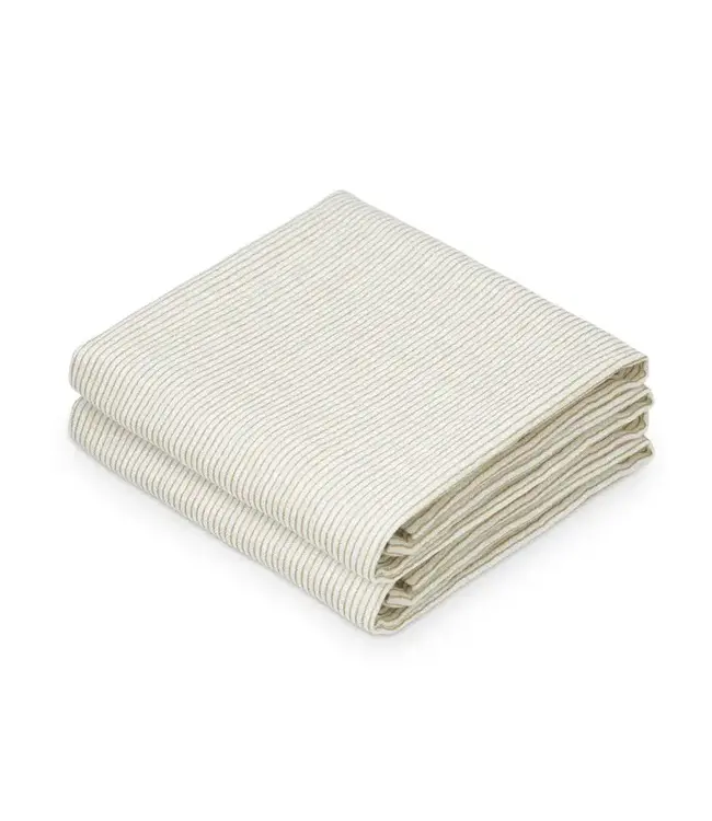 Cam Cam Copenhagen - Muslin cloth 2-pack  classic stripes camel (70x70)