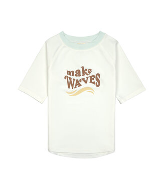 Lassig Lassig - LSF Short sleeve Rashguard Make Waves Sea Salt