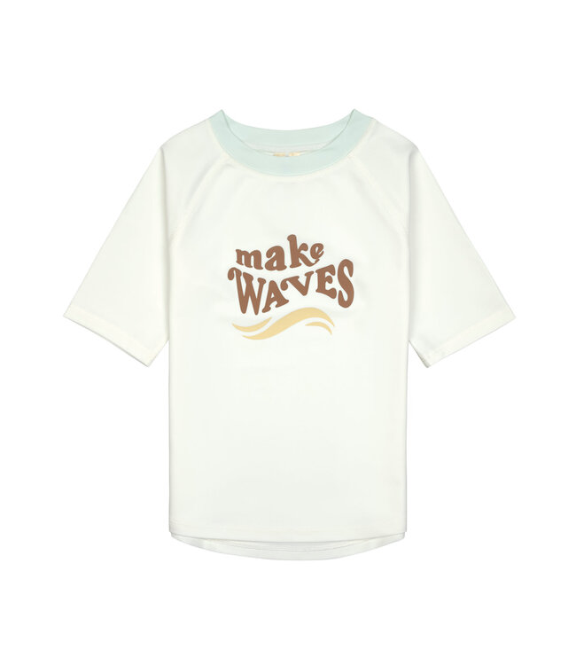 Lassig - LSF Short sleeve Rashguard Make Waves Sea Salt