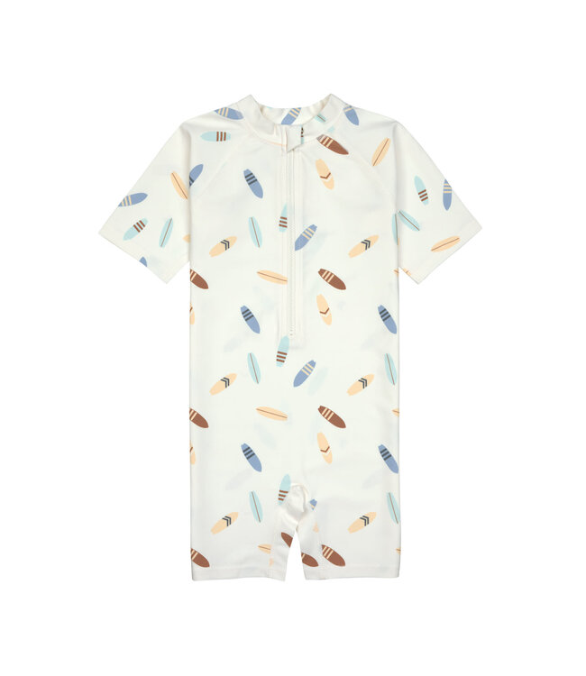 Lassig - LSF Short sleeve Sunsuit Surfboards Sea salt