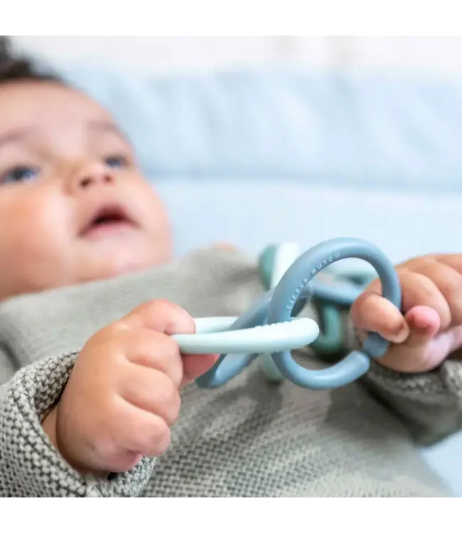 Little Dutch - Little Loops speelgoedringen - Blauw - Forest Friends