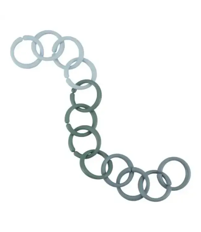 Little Dutch - Little Loops speelgoedringen - Blauw - Forest Friends