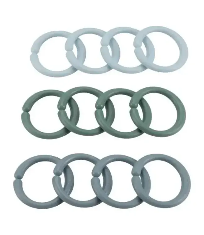 Little Dutch - Little Loops speelgoedringen - Blauw - Forest Friends