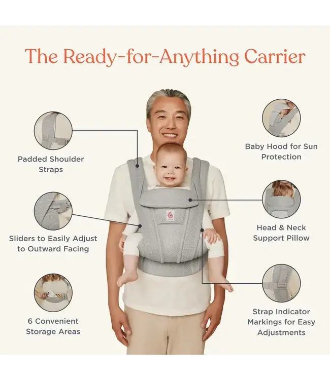 Ergobaby - Omni Deluxe Linen - Natural Linen