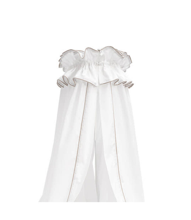 My First Collection - White/beige Verona  canopy