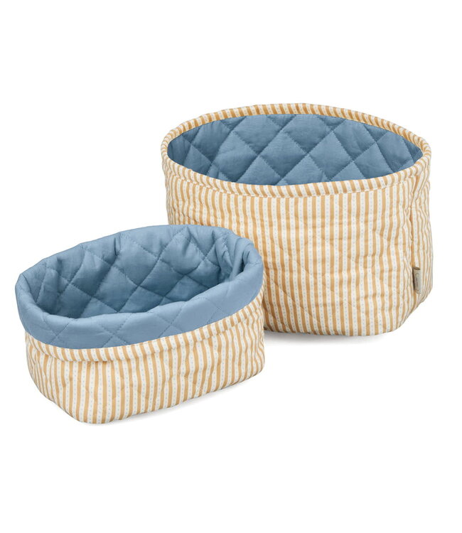 Cam Cam Cam Cam Copenhagen - Quilted storage basket - set of 2 Oatfield