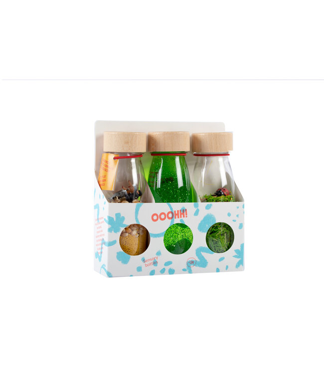 Petit Boum – Set van 3 Sensorische flessen – Life