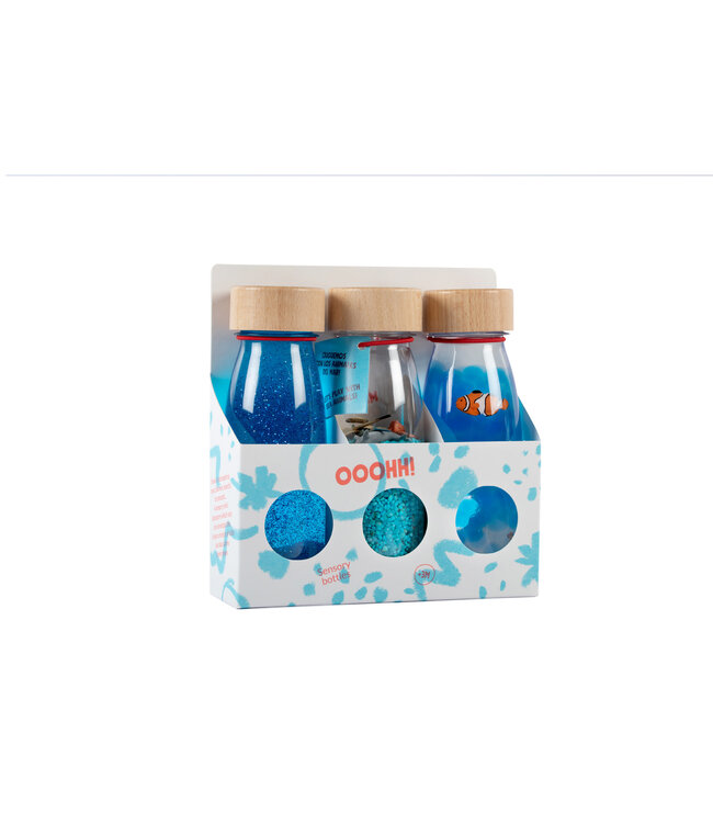 Petit Boum – Set van 3 Sensorische flessen – Serenity