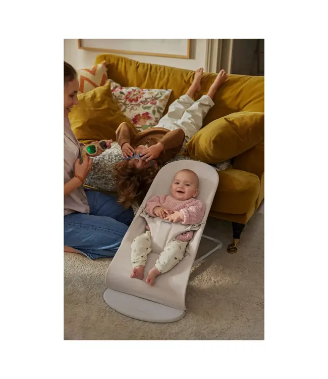 BabyBjorn - Bouncer bliss woven melange - Light beige