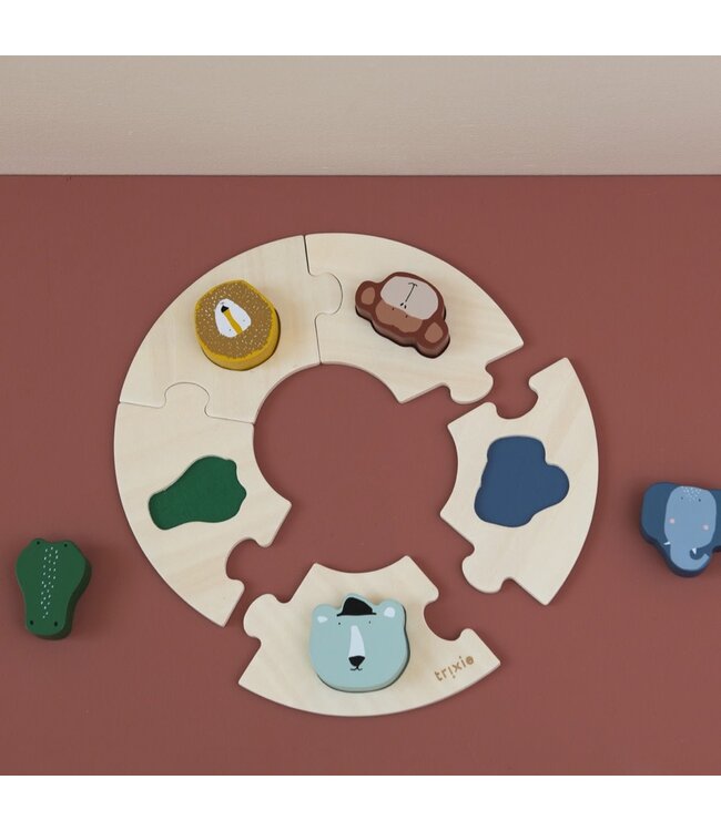 Trixie - 36-158  Wooden round puzzle