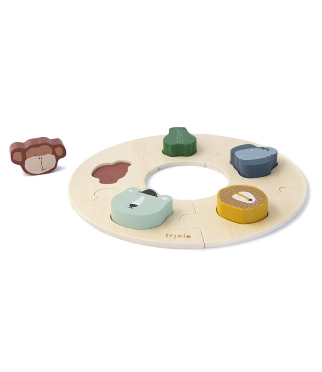 Trixie - 36-158  Wooden round puzzle