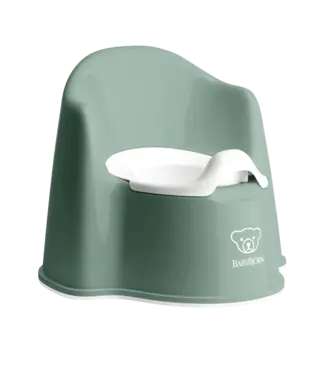 Babybjorn Babybjorn - Plaspotje Zetel - Diepgroen Wit