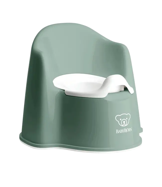 Babybjorn - Plaspotje Zetel - Diepgroen Wit