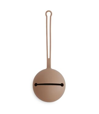 Mushie MUSHIE - BIBS SILICONE PACIFIER CASE - Natural