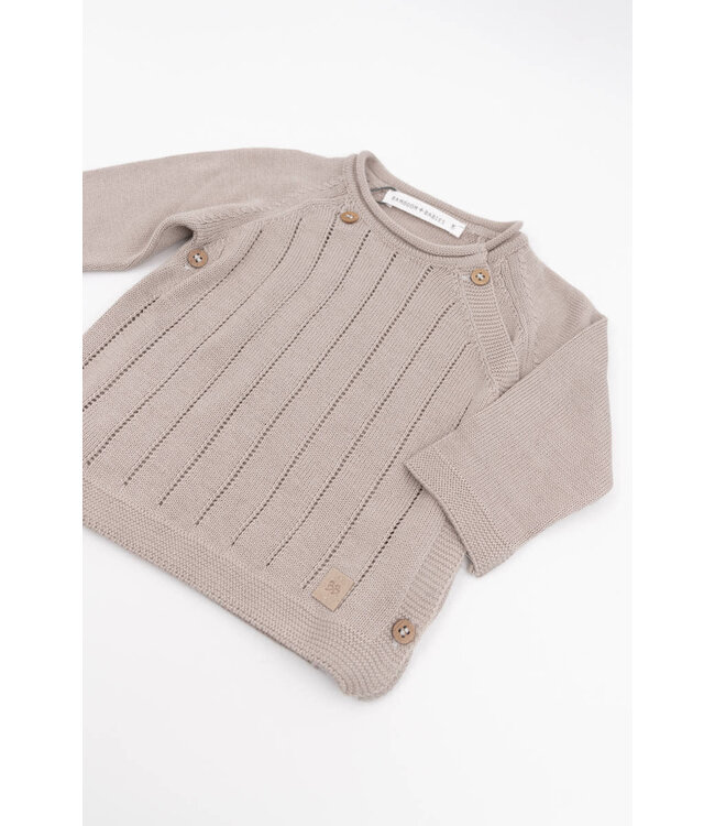 Bamboom - Dashed crossed long sleeves shirt Camel 33