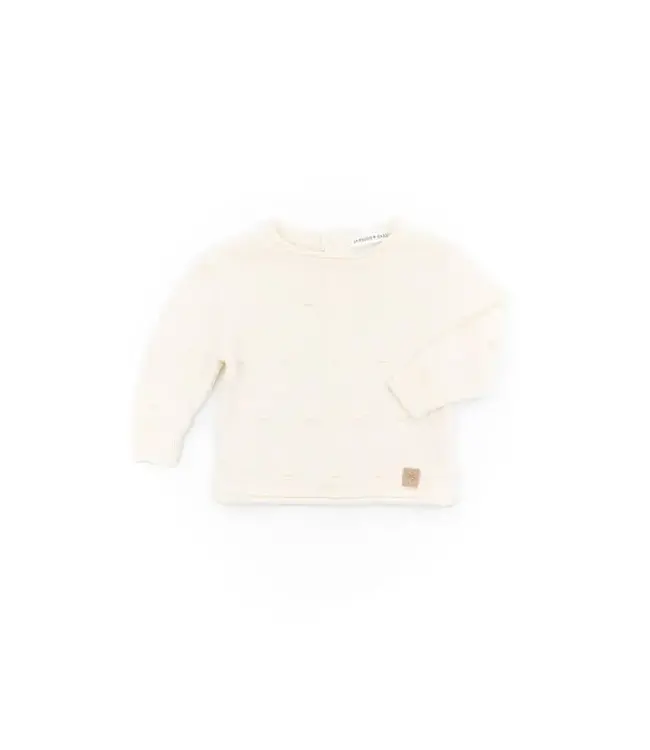 Bamboom - Pom pom long sleeves shirt White 01